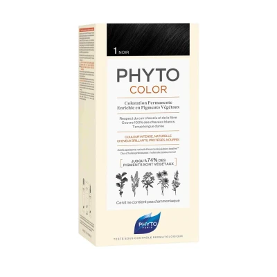 Abbildung von Phyto Haarfarbe Phytocolor Permanent Color 1 Noir