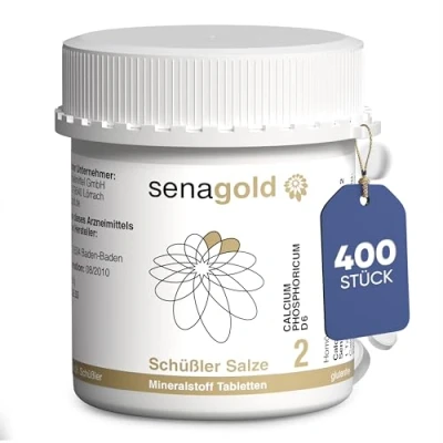 Abbildung von Schüßler Salze Nr. 2 Calcium phosphoricum D6 Tabletten glutenfrei (400 St.)