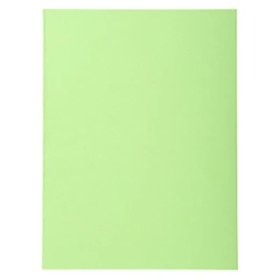 Abbildung von Exacompta 420004E 100er Pack Aktendeckel Forever® 170 g/m2 Aus Recycling Karton für DIN A4 Blauer Engel ideal die lose Blatt Ablage wiesengrün Sammelmappe Dokumentenmappe