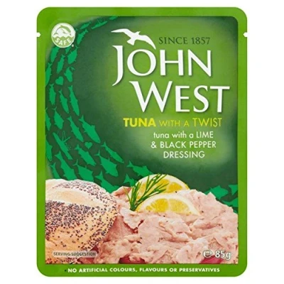 Abbildung von John West Thunfisch und Pfeffer, 85 g, Beutel (6 Stück)