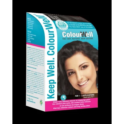 Abbildung von ColourWell 100% natürliche Haarfarbe Mild Schwarz