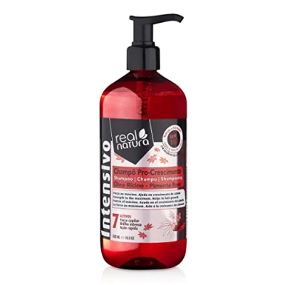 Abbildung von Real Natura Shampoo ohne Salz, für Wachstum und Stärke, 500 ml