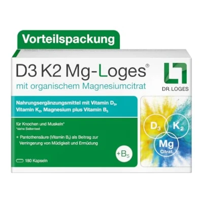 Abbildung von D3 K2 Mg loges 180 St