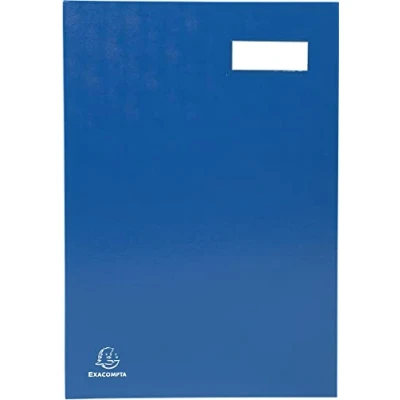 Abbildung von Exacompta 57022E Unterschriftsmappe denhbarer Faltenrücken 20 Fächer Etikettenhalter 1 Stück blau