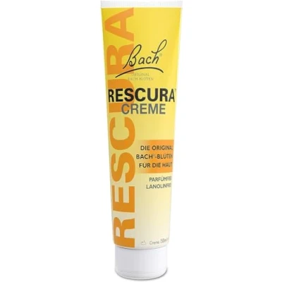 Abbildung von Original Bach RESCURA Creme: (ehemals Rescue) Bachblüten Mischung + Crab Apple, Feuchtigkeitspflege Hände, Haut und Gesicht, 150g