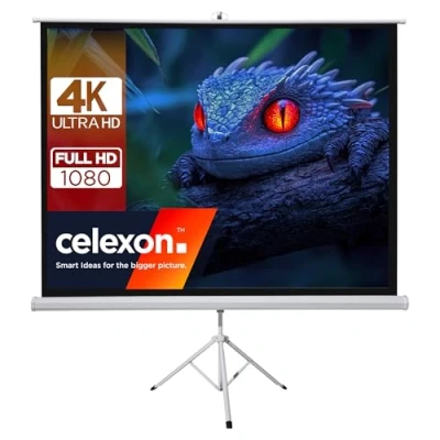 Abbildung von Celexon basic line Stativleinwand (200 x 200cm, 1:1, Gain 1,5)