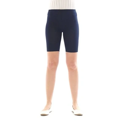 Abbildung von YESET Kinder Shorts Sport Pants Sportshorts Kurze Leggings aus Baumwolle Jungen Mädchen dunkelblau 122