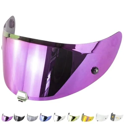 Abbildung von Everalo Kompatibel mit Hjc Rpha 70 Visier 11 Hj26 Pinlock und Tearoff Ready Helmvisier Anti Kratzer Beschlag (Regenbogen)