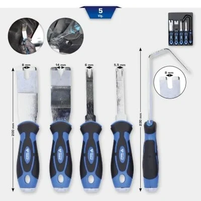 Abbildung von BRILLIANT TOOLS BT511080 Clipheber Satz, 5 tlg. [Powered by KS TOOLS]
