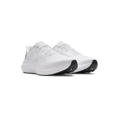 Abbildung von Under Armour Charged Rogue 5 Laufschuh Straße, Herren, Größe: 49.5, White/black Schuhe