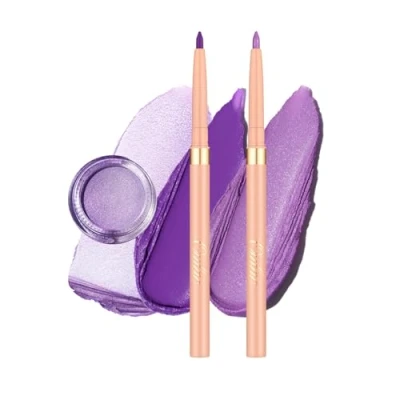 Abbildung von Oulac Matte Lidschatten &amp; Eyeliner Set Wasserfest und Primer Feine Textur Hält 16 Stunden + Schnell Trocknend Wischfeste Oberfläche Vegan