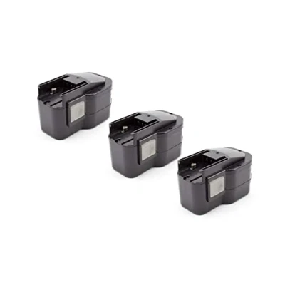 Abbildung von vhbw 3X NiMH Akku 1500mAh (12V) kompatibel mit Elektrowerkzeug Werkzeug Powertools Tools AEG BDSE 12T, Best 12BBPB, 12X, BS2E SB2E 12, WBE2E 12