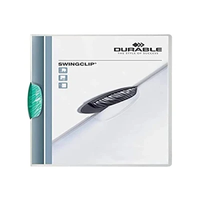 Abbildung von Durable Klemm Mappe SWINGCLIP©, DIN A4, petrol/dunkelgrn