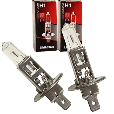 Abbildung von 2X Halogen H1 Scheinwerferlampe Birne 70W 24V Abblendlicht Fernlicht Glühlampen E Prüfzeichen Sockel P14,5s Warm Weiß