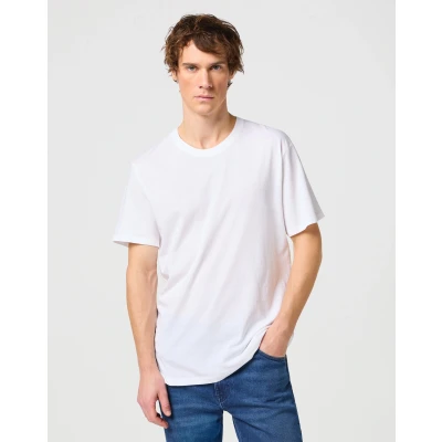Abbildung von Wrangler SIGN OFF Tshirt basic, Herren, Größe: 3XL, Dream blue