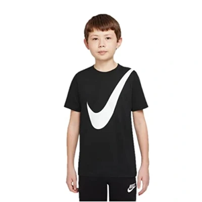 Abbildung von Nike Jungen Swoosh T Shirt, Schwarz, 158 EU