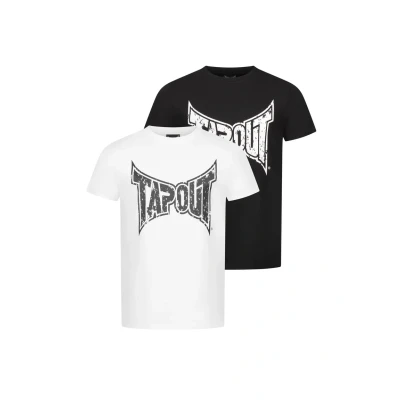 Abbildung von Tapout Herren T Shirt Normale Passform Doppelpack AMBOYN Black/White L