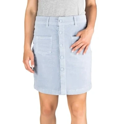 Abbildung von DENIMFY A Linien Rock Damen Mini Cord DFAlina Linie Kurzrock mit Stretch