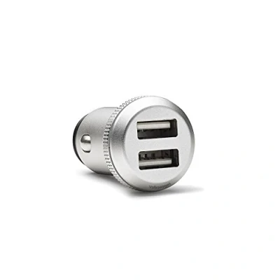 Abbildung von Volkswagen 000051443D Ladeadapter USB dual 12V Steckdose Ladegerät Aluminium