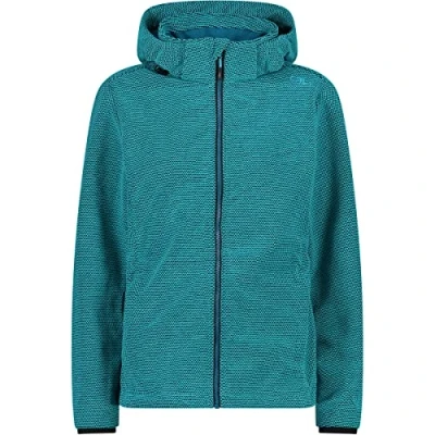 Abbildung von CMP Damen Softshelljacke mit abnehmbarer Kapuze, Lagunen Anthrazit, D38