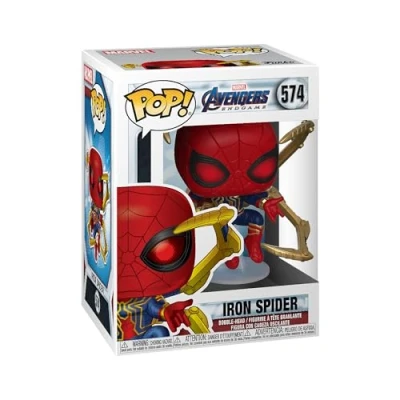 Abbildung von Funko Pop! Marvel: Endgame Iron Spider mit NanoGauntlet Avengers Vinyl Sammelfigur Geschenkidee Offizielle Handelswaren Spielzeug Für Kinder und Erwachsene Movies Fans
