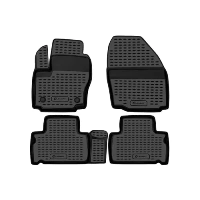 Abbildung von Element Gummimatten Passgenaue Fußmatten Ford Focus C MAX 2003 2010 4tlg