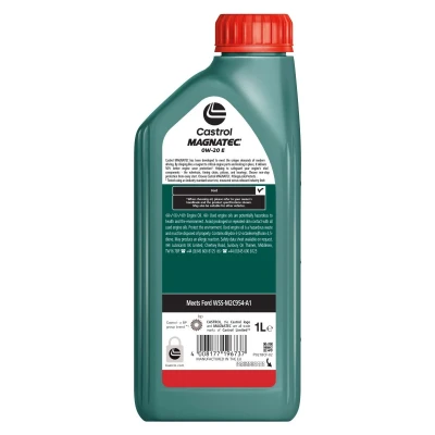 Abbildung von Castrol Magnatec E 0W 20 1l Motoröl 15FD09 FORD: Galaxy Mk3 MPV, FIESTA 6, FOCUS 3 Turnier, FORD USA: Mustang Mk6 Coupe, Cabrio