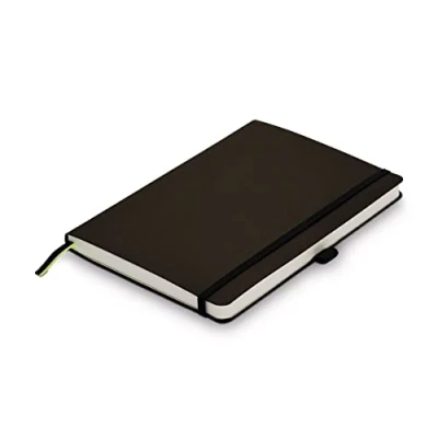 Abbildung von Lamy paper Softcover A6 Notizbuch 810 Format DIN (102 x 144 mm) in Umbra mit Lineatur, 192 Seiten und elastischem Verschlussband