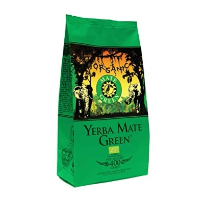 Abbildung von Yerba Mate Green &#039;BIO&#039; 400g Organischer Tee, organisch, Natürlicher Wachmacher und Energy Booster mit Koffein, Tee Früchten, sehr reich an Hohe Qualität