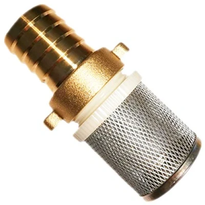 Abbildung von 2/3 Schlauchverschraubung mit Filter 16mm Tülle für 5/8&quot; Schlauch 34,5mm ∅ Korb