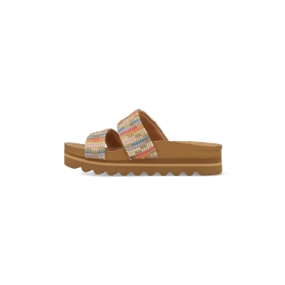 Abbildung von Reef Cushion Vista Pantolette flach, Damen, Größe: 40, Multi coloured Kunststoff
