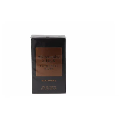 Abbildung von Abercrombie &amp; Fitch Authentic Night Eau de Toilette für Herren, 30 ml