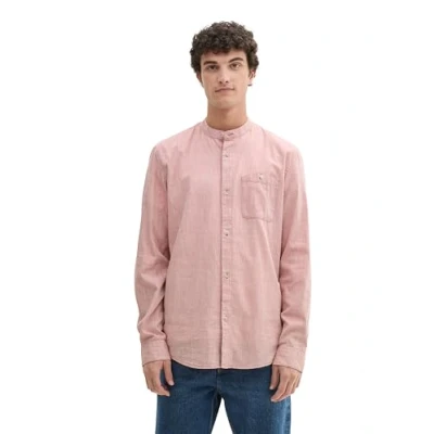 Abbildung von TOM Tailor Denim Hemd, Herren, Größe: XL, Red herringbone structure