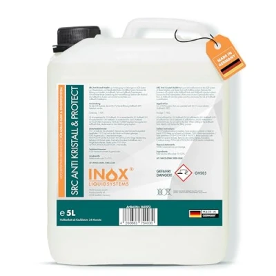 Abbildung von INOX effektives SRC Anti Kristall &amp; Protect Adblue Additiv 5L Zusatz schütz vor Kristallbildung im SCR System Reiniger hilft Ablagerungen Verunreinigungen vorzubeugen
