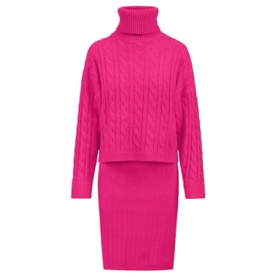 Abbildung von Apart SET Strickkleid, Damen, Größe: 38, Pink