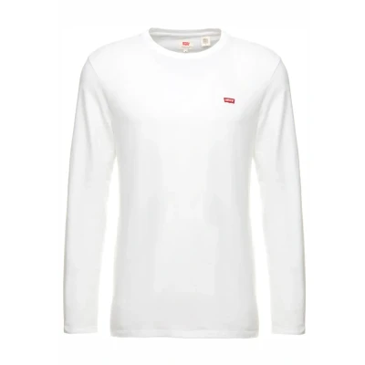 Abbildung von Levi&#039;s Original TEE Langarmshirt, Herren, Größe: Small, White