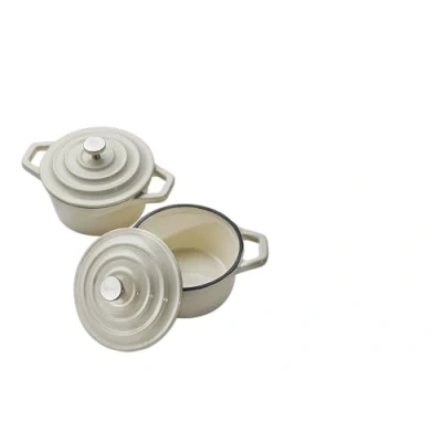 Abbildung von Käfer Serviertopf &quot;Mini Cocotte&quot;, Gusseisen, (Set, 2 tlg.), Induktion, 250 ml