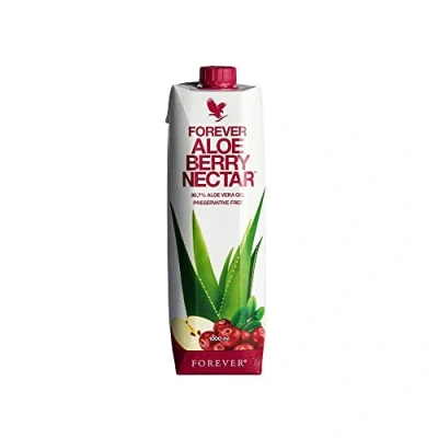 Abbildung von Forever Living Products Aloe Berry Nectar, 1000 ml, Cranberry Apfelgeschmack, Vera Gel, 90,7 % reines ohne zusätzliche Konservierungsstoffe, glutenfrei