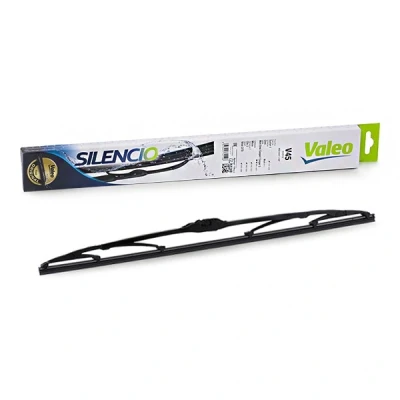 Abbildung von Scheibenwischer Valeo Silencio Standard 574112 450mm vorne Hakenbefestigung VOLKSWAGEN: TRANSPORTER 3 Bus, GOLF 2, Corrado