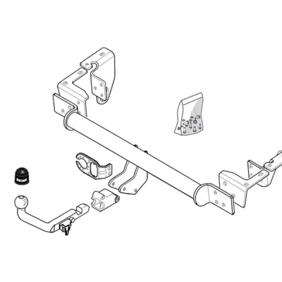 Abbildung von BRINK 408900 Anhängevorrichtung BMC TOYOTA: RAV4 II SUV