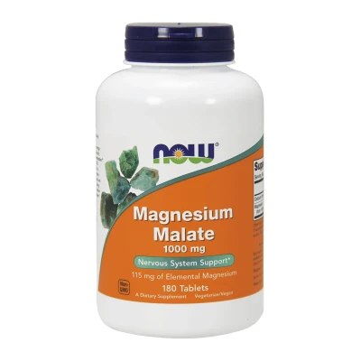 Abbildung von Now Foods Magnesium Malate 1000 mg, Malate, 180 Tabletten
