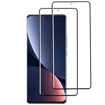 Abbildung von Widrt [2 Pack] tempered glass foil, for Xiaomi Mi 12 Pro, Premium Temperglas screen protector, free from scratches, 9H hardness, HD, ultra resistant, für Pro