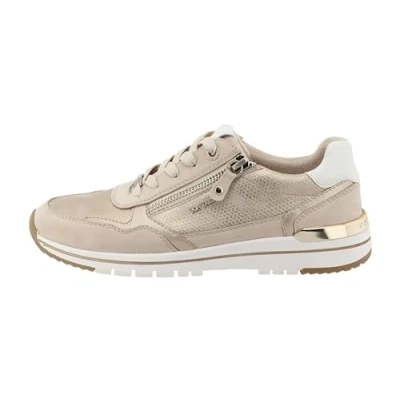 Abbildung von TOM Tailor 9590110003 Sneaker low, Damen, Größe: 38, Cream\gold Schuhe