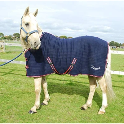 Abbildung von Rhinegold 0 Celltex Cooler Rug Tech Teppich, Navy, 1,4 m