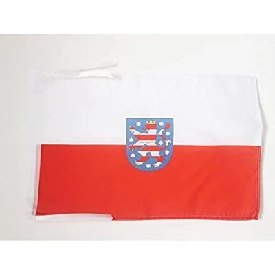 Abbildung von AZ FLAG Flagge Thüringen 45x30 cm Mit Kordel Fahne 30 x 45 Flaggen