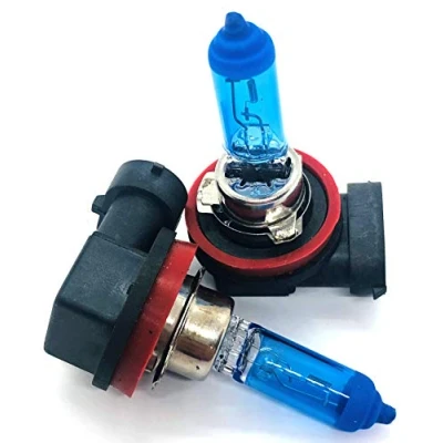 Abbildung von INION SET 2x Stück H11 55W 12V Gas Xenon Optik mit echtem gefüllt Halogen Lampen Glühlampen Super White Birnen Autolampen Long Life Zugelassen im Bereich der StVZO