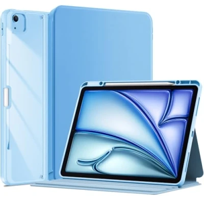 Abbildung von ProCase Schutzhülle für iPad Air 13&quot; Case M2 2024 &amp; Pro 12,9&quot; (6/5/4/3 Gen) Schutzhülle, Cover (M2) 2024/ 12,9 2022/2021/2020/2018 Blau