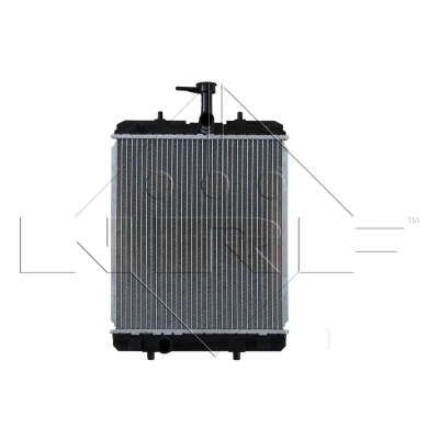 Abbildung von NRF 53459 Kühler, Motorkühlung Aluminium 375 328 16 Kühlrippen gelötet TOYOTA: Aygo, PEUGEOT: 107 Schrägheck, 108 CITROËN: C1 I