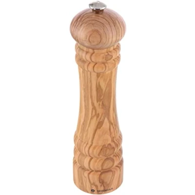 Abbildung von Zassenhaus Pfeffermühle BERLIN 24cm Olivenholz original Keramikmahlwerk made in Germany für getrocknete Gewürze geeignet Gewürzmühle Geschenkidee Küchenhelfer
