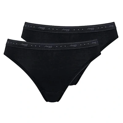 Abbildung von sloggi Damen 24/7 100 Tai 2P, BLACK, 48
